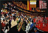 Horse Canvas Paintings - International Horse Show New York